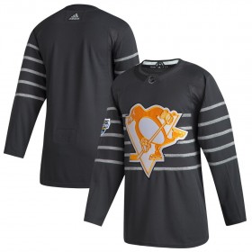 Pittsburgh Penguins Trikot Blank Grau 2020 NHL All-Star Adidas Authentic - Herren